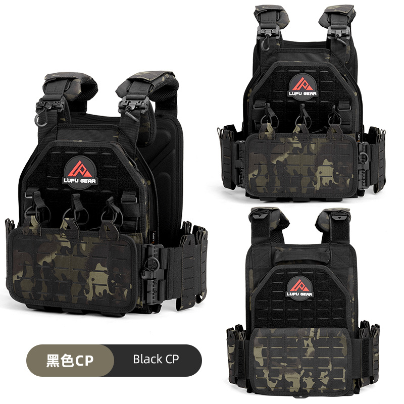 Transfronteriza personalizada placa enchufable chaleco de combate láser multifuncional expansión rápida chaleco táctico de desmontaje militar traje de protección