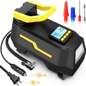 Ev və Avtomobil üçün AC/DC 12V Portativ Elektrik Təkər Pompası