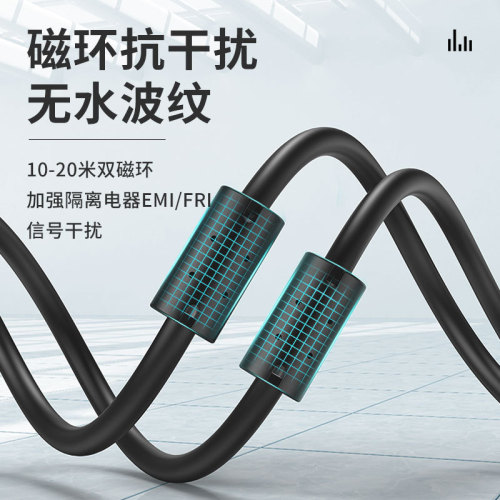 Jiesen A106 HDMI to DVI cable two-way conversion HDMI/DVI cable engineering special oxygen-free copper wire core