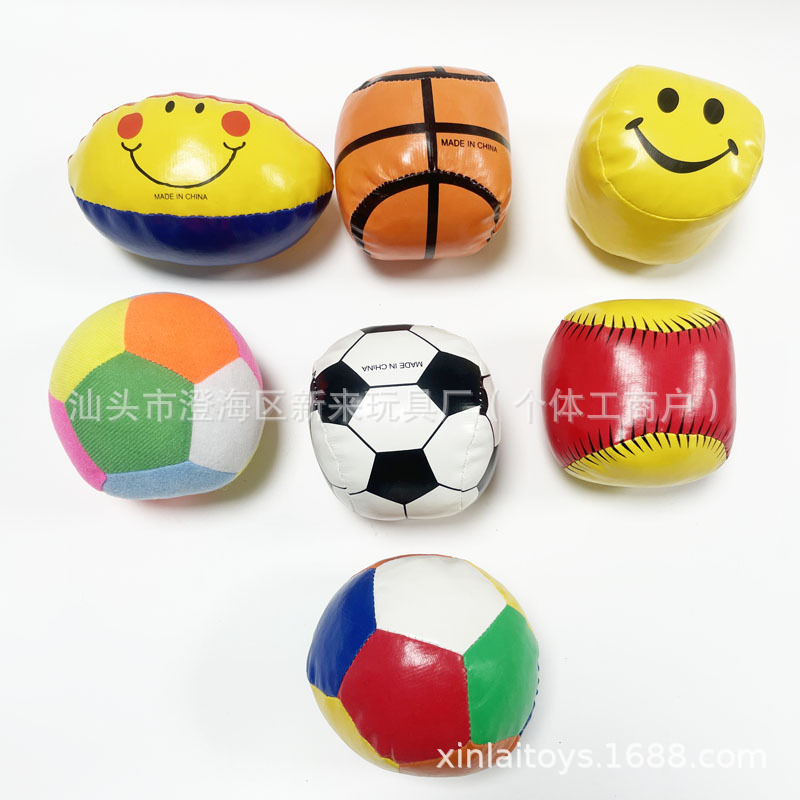 Foreign trade cross-border new leather basketball PVC sponge filling ball football basketball sports rugby Baseball Baby