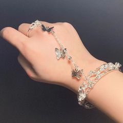 古風アンドロメダ蝶梅のブレスレット女性中国風指輪ブレスレットが一体になって、親友にプレゼントします。