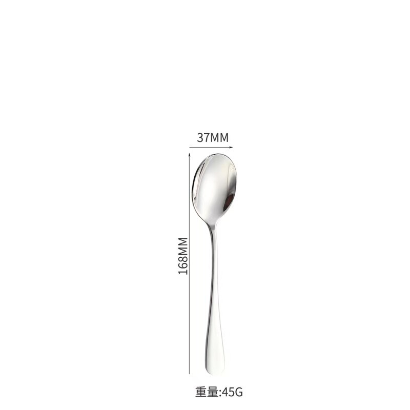 不锈钢081刀叉勺餐具家用西餐牛排意面叉沙拉甜品勺茶勺|undefined