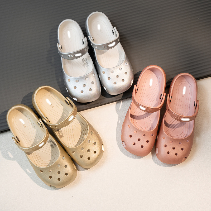 Cross Ballet Clogs for Women Versatile Summer Beach Shoes Non-Slip Casual Outdoor Fashion 2026 Cross Ballet Clogs for Women Versatile Summer Beach Shoes Non-Slip Casual Outdoor Fashion 2026