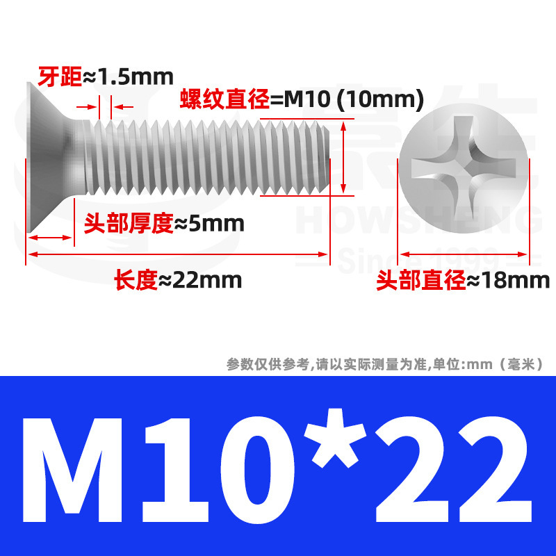 304ステンレスネジのネジの十字溝の平頭のネジのKMの機械の糸の小さいネジのm 2m 3m 4m 5m 6|undefined