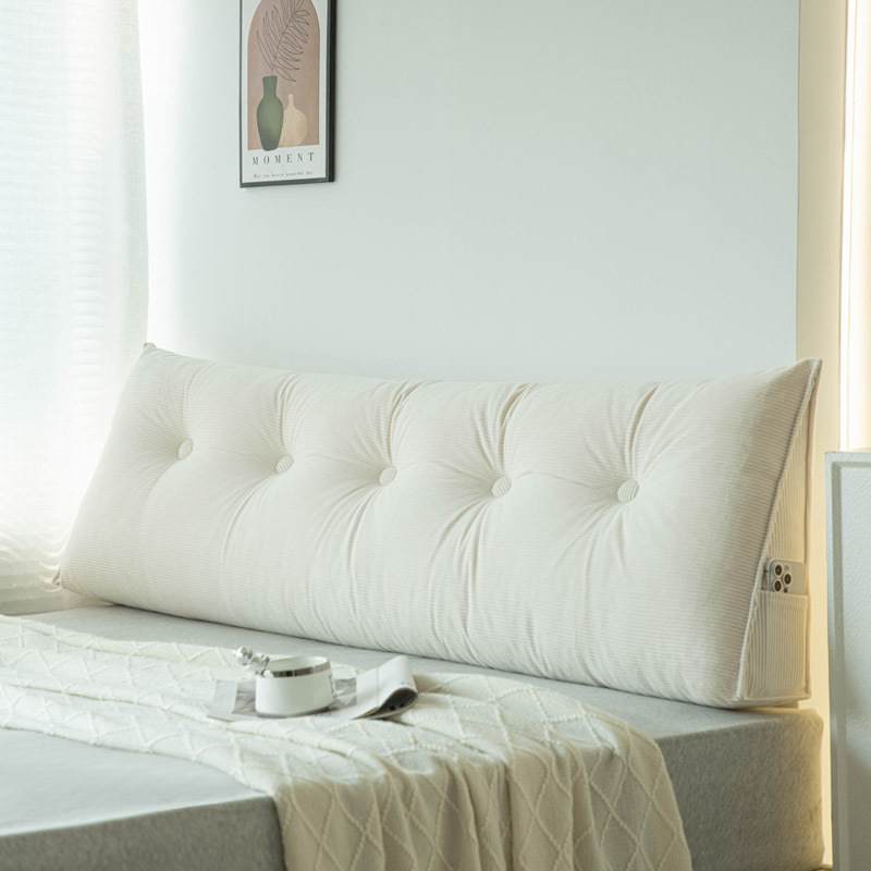 Color sólido simple sin cojín de cabecera, respaldo grande, tatami, cama suave, cojín, almohada, almohada, almohada, almohada, almohada
