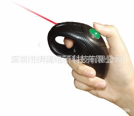 优鼠Y-10L激光教学鼠标2.4G无线安卓电视游戏鼠标轨迹球空中鼠标