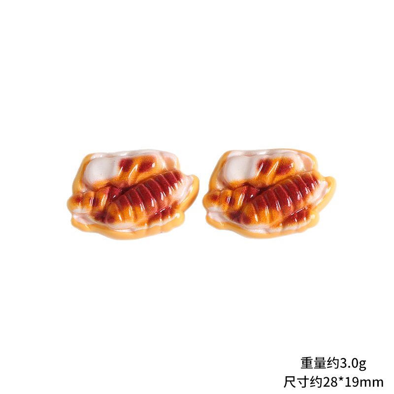 仿真微缩面包食玩树脂小配件diy奶油胶水杯冰箱贴鞋扣发饰品配件|undefined