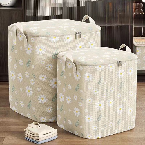 Houndstooth Quilt Storage Bag Wardrobe Clothing Organizing Storage Bag Moving Packing Bag Large Capacity Organizing Bag Wholesale