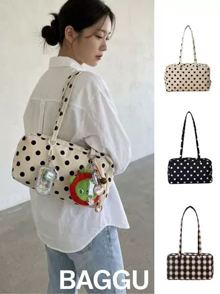Baggu Bag American Niche Brand Shoulder Bag Large Capacity Horizontal Square Baggu Handbag Bowler Bag