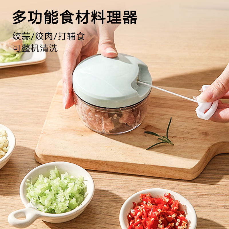 으깬 고기, 으깬 마늘, 마늘 믹서, 손으로 뽑은 고기 분쇄기, 다기능 야채 커터, 주방 만두, 다진 고기, 주방 도구