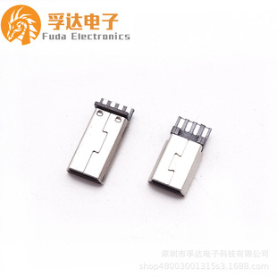 MINI USB 4P���^ ���㺸��ʽ���^ǰ����Ķ��w/�L�� ��̨�A B��