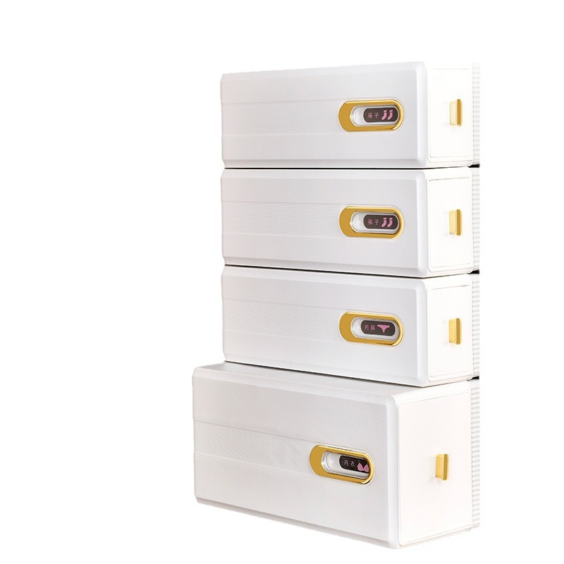 Cajón montado en la pared del hogar caja de almacenamiento de ropa interior armario ropa interior sujetador calcetines organización del hogar almacenamiento compartimento transparente