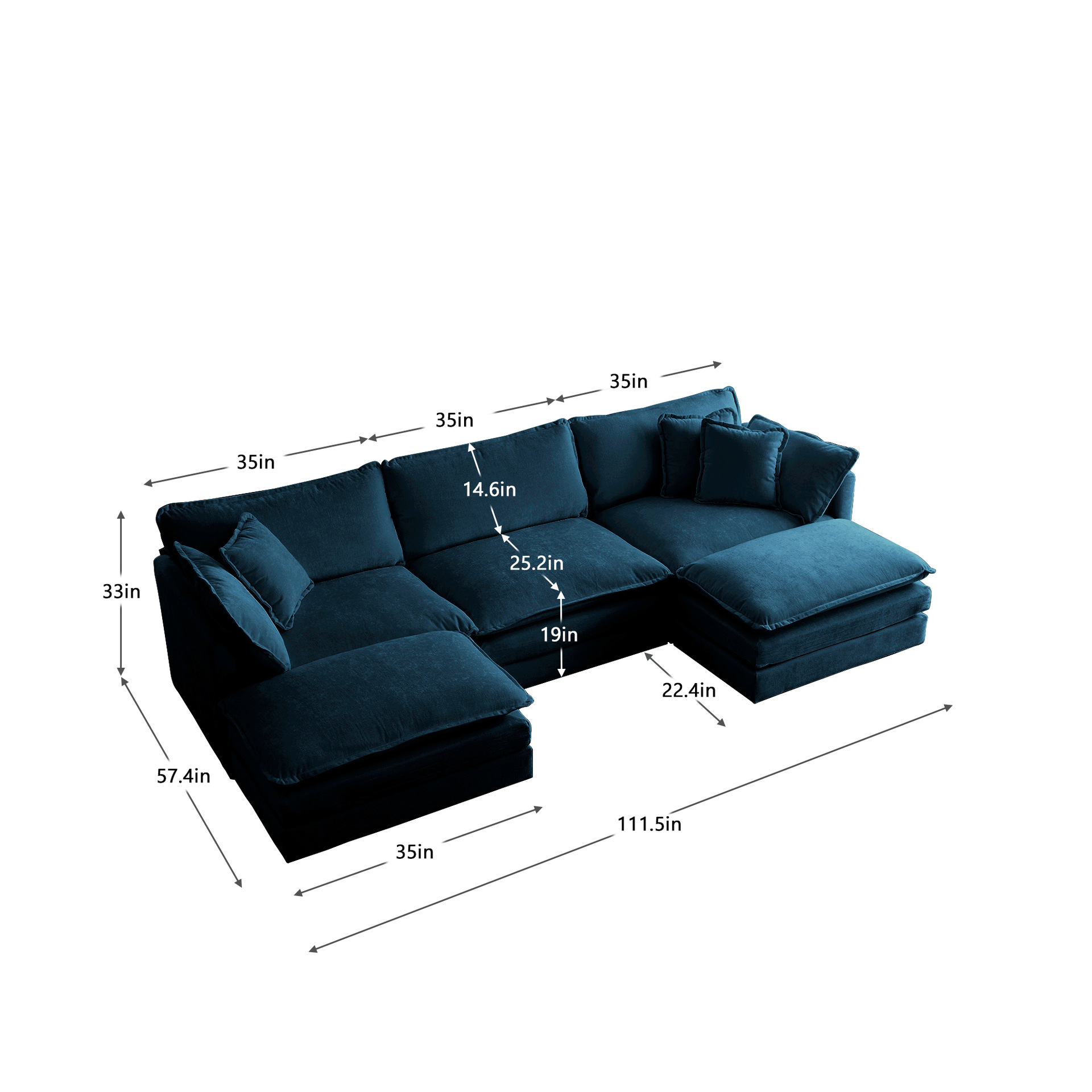 Sofá nórdico minimalista lujoso sofá balcón sala de estar pequeño sofá de tela doble sofá multifuncional trailera sofá image 3