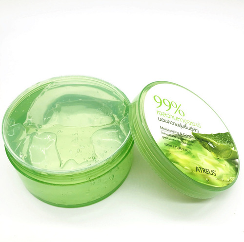 General Trade Thailand ATREUS Aloe Vera Gel AT Gel Aloe Vera Cream Hydrating Moisturizing Refreshing Cream 320ml