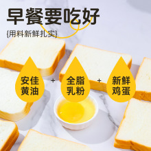 新鲜奶香白吐司面包学生早餐三明治土司代餐饱腹零食糕点整箱批发