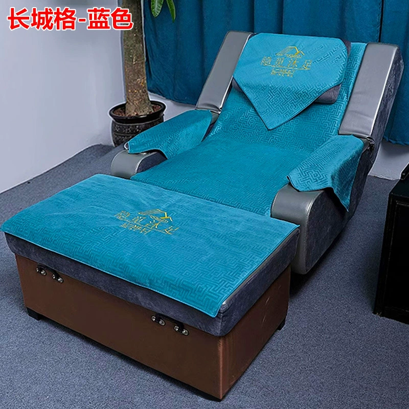 Sofa, non-slip set, massager, sheet, pillow, 4 piece set