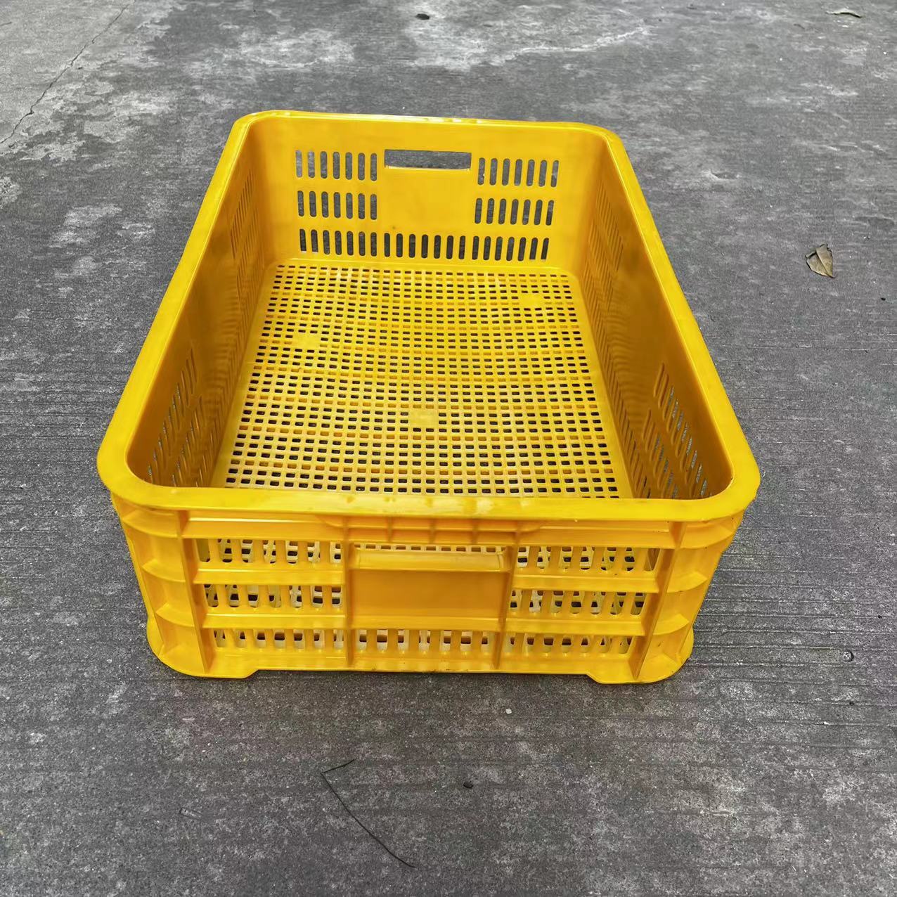 610*420*185塑料周转框 pp塑料养殖框 pe注塑框 镂空蔬菜框