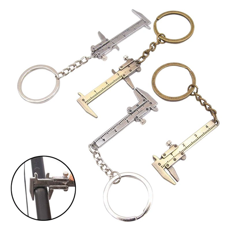 Украшения маленькие подвески мини-штангенциркуль портативный высокая точность 50 мм цинковый сплав мини штангенциркуль