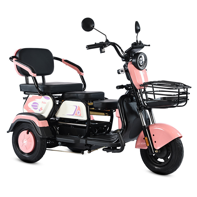大人用の新しい電動三輪車、女性用バッテリーカー、子供を送迎するための小型高齢者スクーター、電動三輪車|undefined