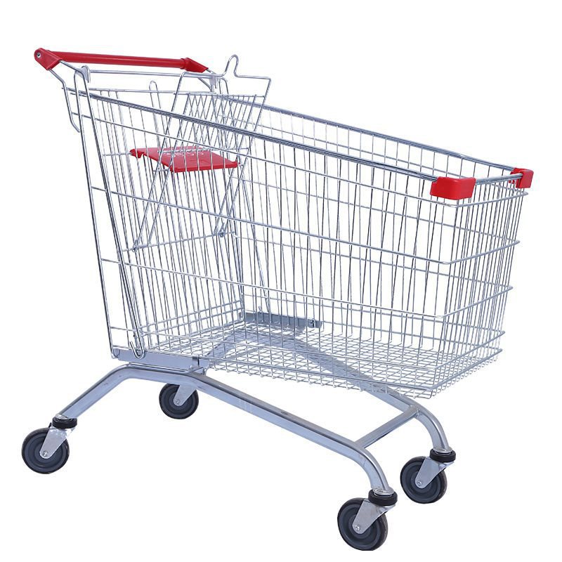 超市购物车推车买菜家用拉车小推车便利店仓库货车商场网红赵之吴