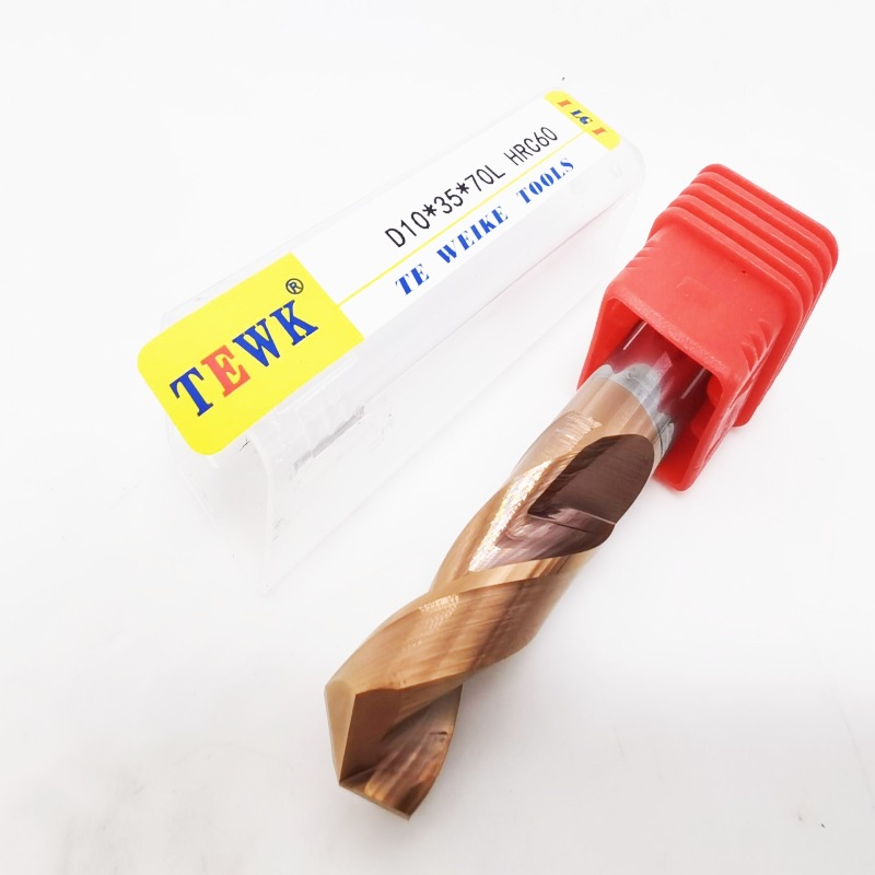 TEWK 整体硬质合金钻头加长  60度涂层钨钢麻花钻6*100 -150厂家