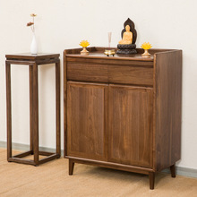 黑胡桃木佛龛供桌佛台家用风格实木佛台香案供台供佛桌贡台桌