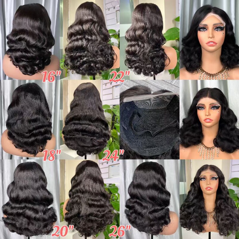 5x 5 lace SDD loose body human hair wig high-density human hair