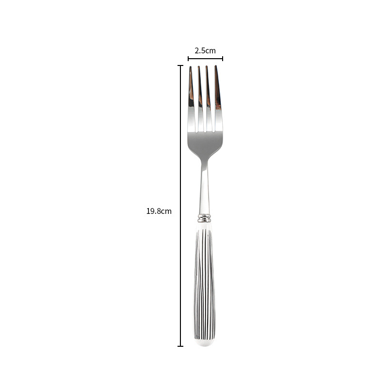 K05 햅번 수직 라인 포크 * opp 포장