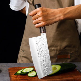 Forged stainless steel kitchen knife knife set, complete set of kitchen knives, chef's meat cleaver, bone chopping knife, vegetable cutting, hand-forged