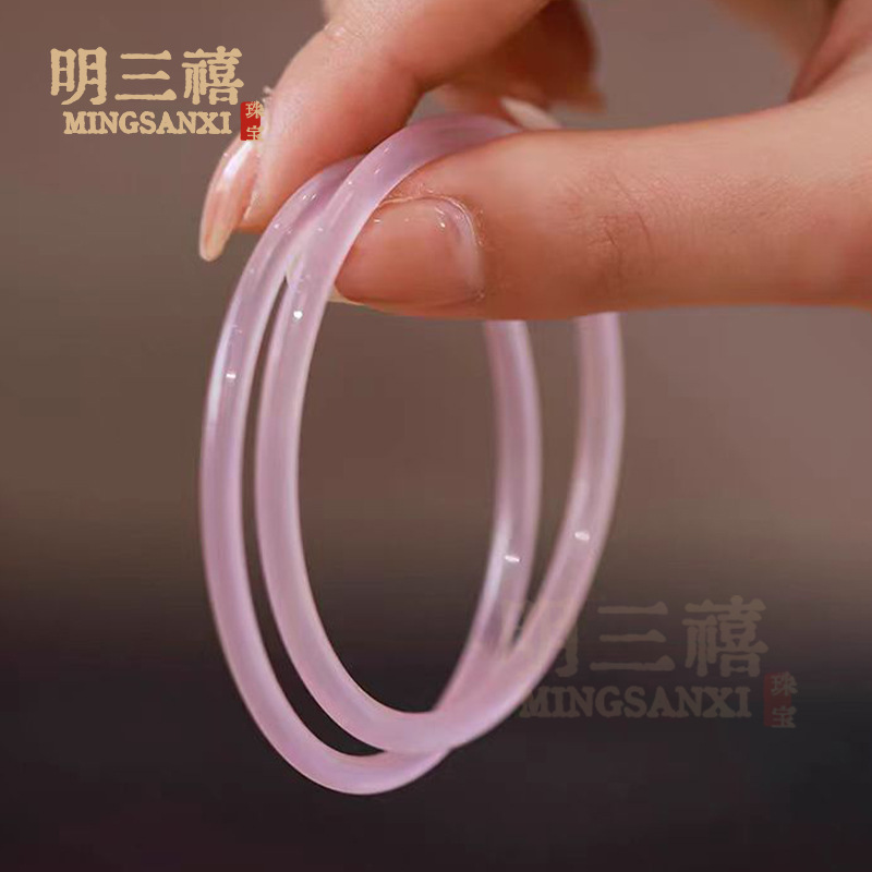 Fuchsia bracelet, 4mm