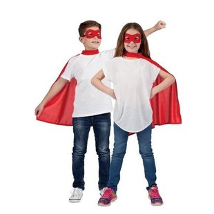Halloween Children's Cloak Anime Cosplay Hero Superman Cloak Short Shawl Stage Performance Clothing Outfit