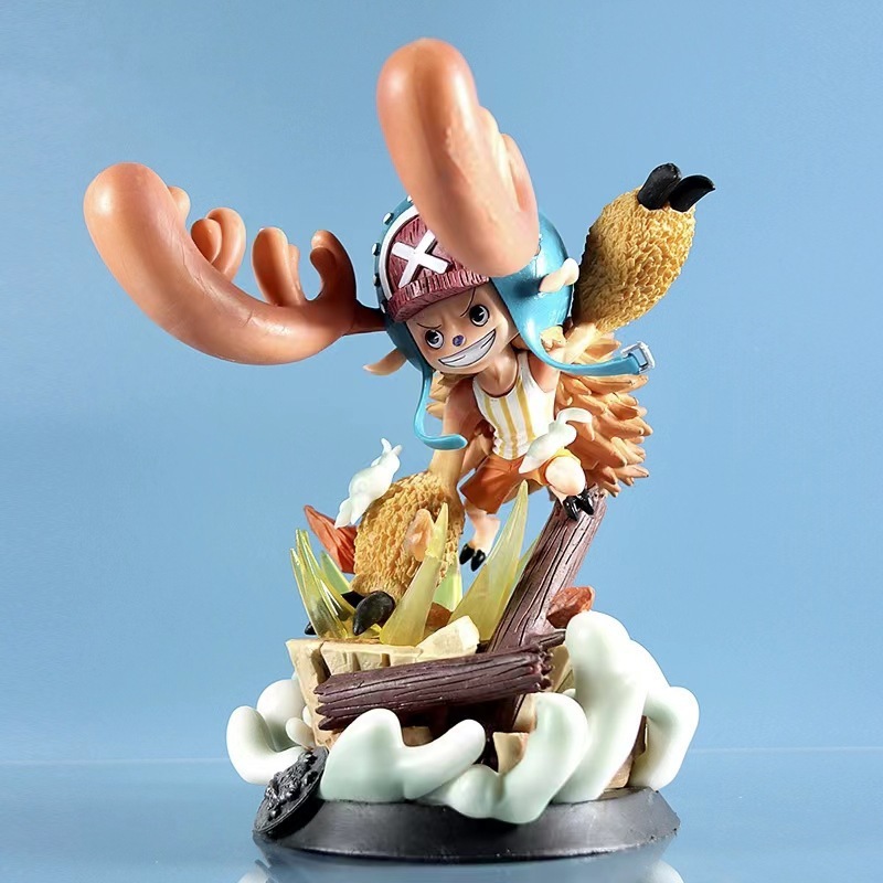 ワンピースpt角力強化チョッパーフィギュアgk麦わら帽子団角力強化チョッパーモデル置物置物箱入り|undefined