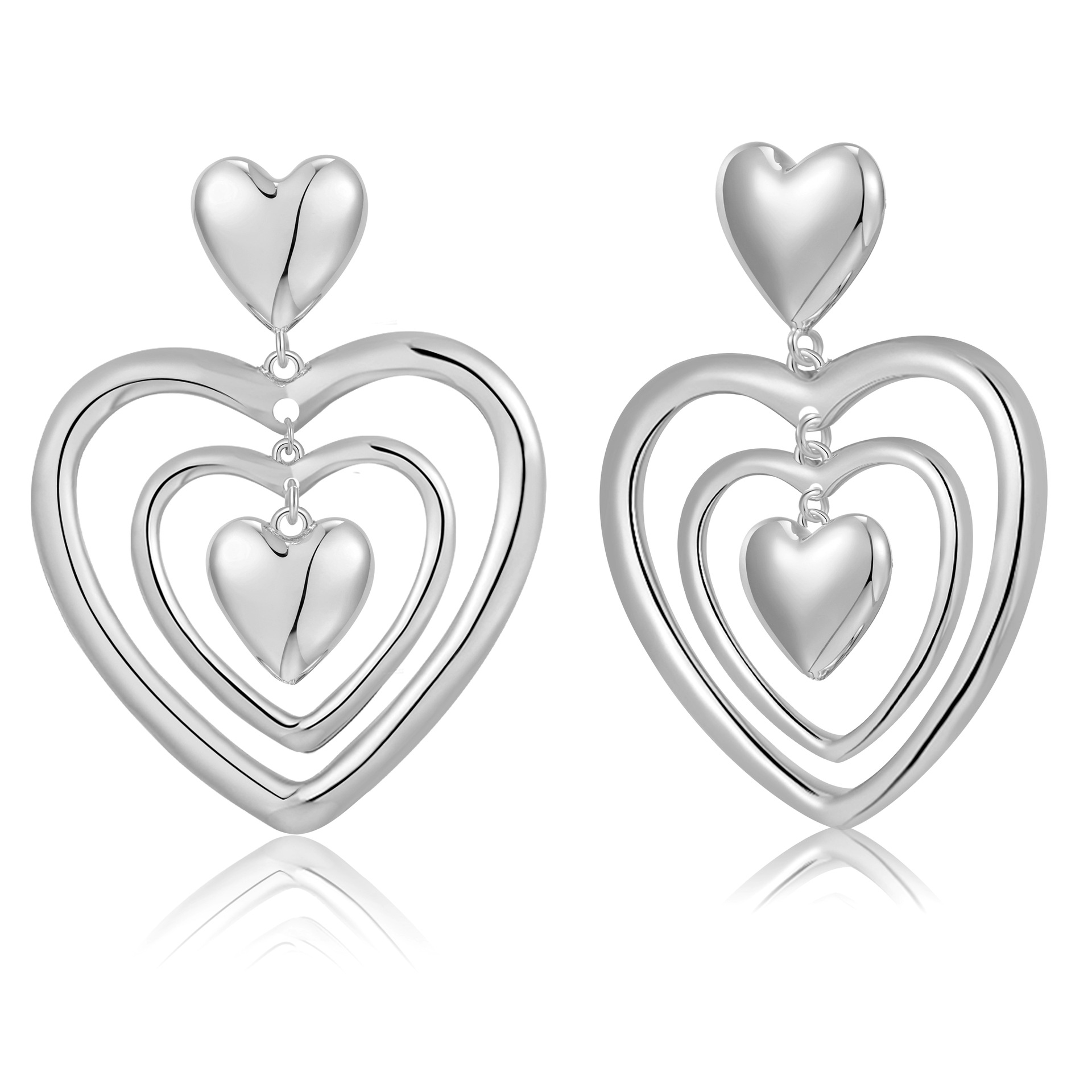 amazon-hot-selling-fashion-love-earrings-high-grade-niche-multi-layer-design-versatile-metal-geometric-female-earrings