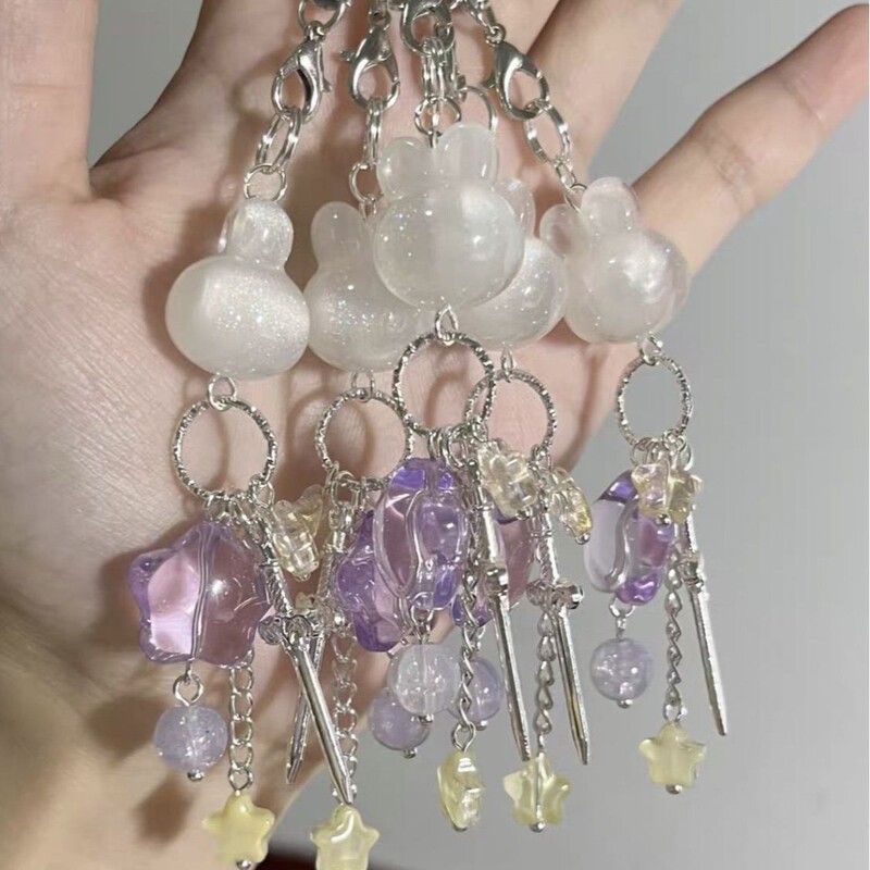 【TutuTutu】Love and Deepspace Shen Xinghui Inspired Handmade Beaded Phone Strap Handmade Hanging Chain