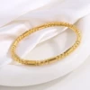 【153】Golden Scratch Drop Bracelet