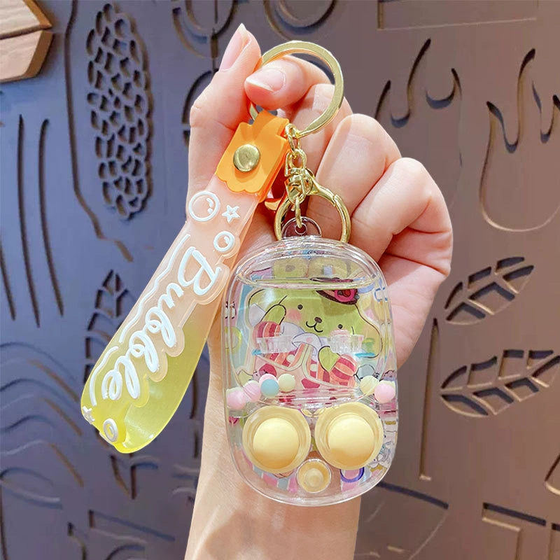 Кулон на брелке (Sanrio) Набор милых силиконовых подвесок — мягкие резиновые талисманчики, подарок на день рождения, различные персонажи