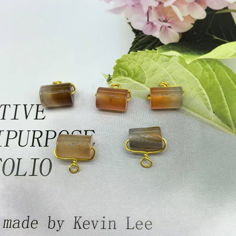 마노 투톤 오렌지 실버 핸드 와인딩