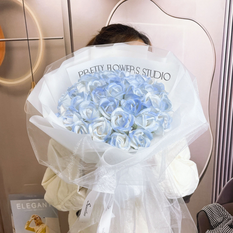 バラの花束、バレンタインデー、大晦日、ガールフレンドの誕生日、ロマンチックな石鹸、プリザーブドフラワー|undefined