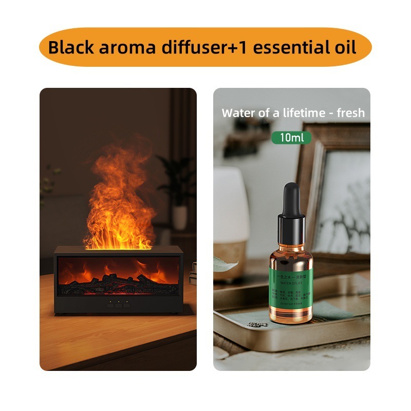 New simulation 3d fireplace flame desktop fragrance machine|undefined