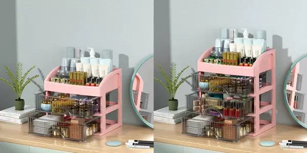 Crown black and pink (3 layers, 2 draws + 4 layers, 3 draws)