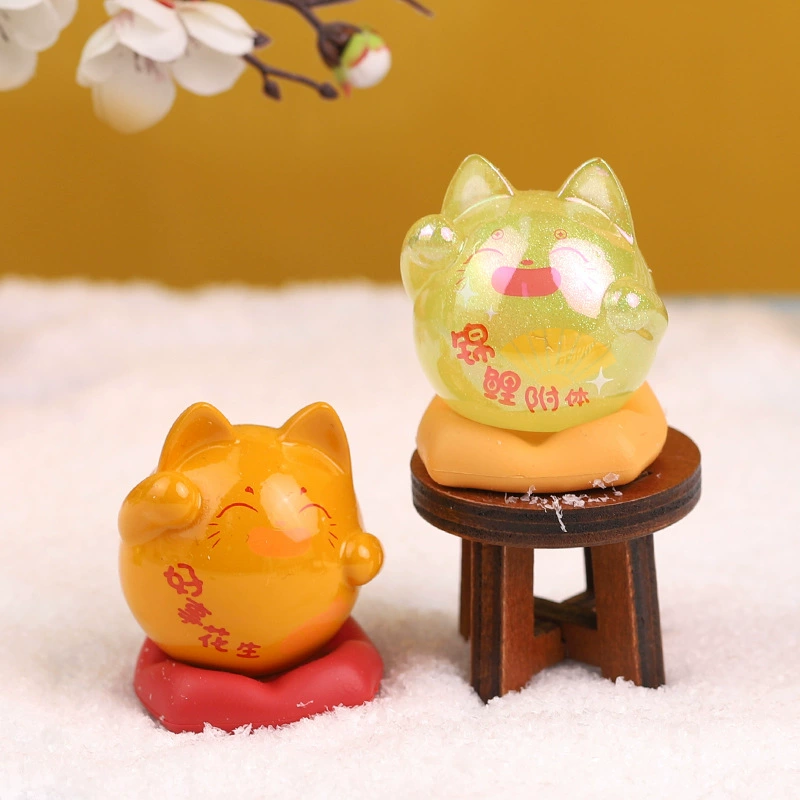 Миньфигурка, настольная игра, кукла, украшения, котик, на удачу, кот