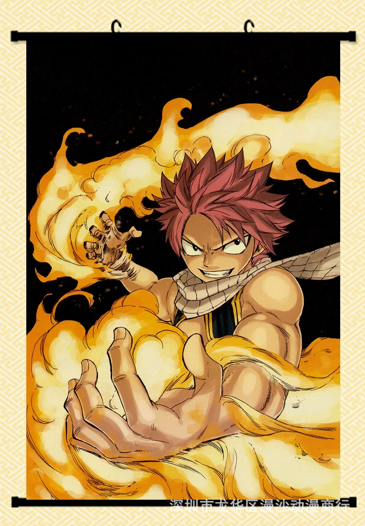 Плакат "Fairy Tail" магия тьмы, выставочный постер, зарубежная торговля