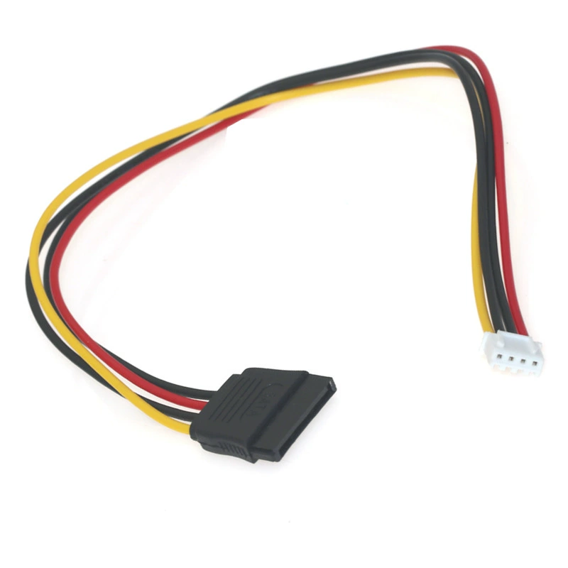 ITX power cord SATA15P mother to small 4P mother XH2.54 soft drive motherboard power supply data supply data conversion cable