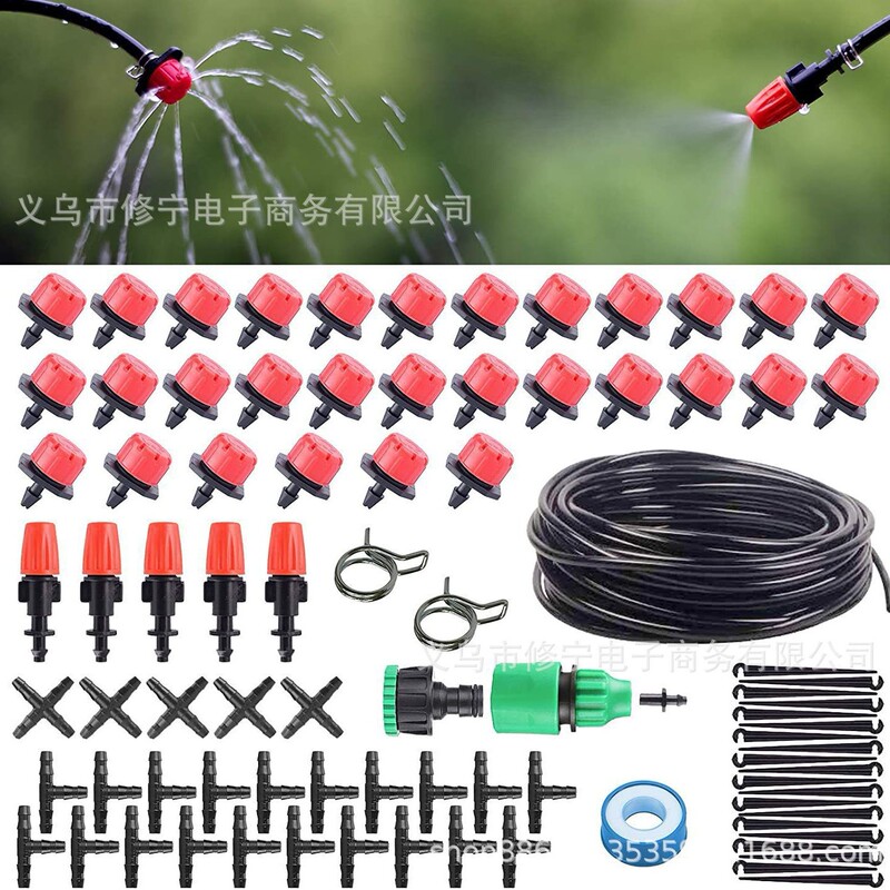 Foreign trade hot DIY automatic watering device drip irrigation suit garden balcony flower pot watering intelligent watering device Foreign trade hot DIY automatic watering device drip irrigation suit garden balcony flower pot watering intelligent watering device