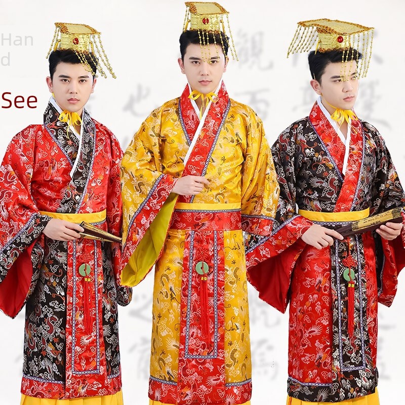 Purchase Products: Ancient Clothing, Dragon Robes, Adult Performance Costumes, Prince Costumes, Children's Han Dynasty Emperor Costumes