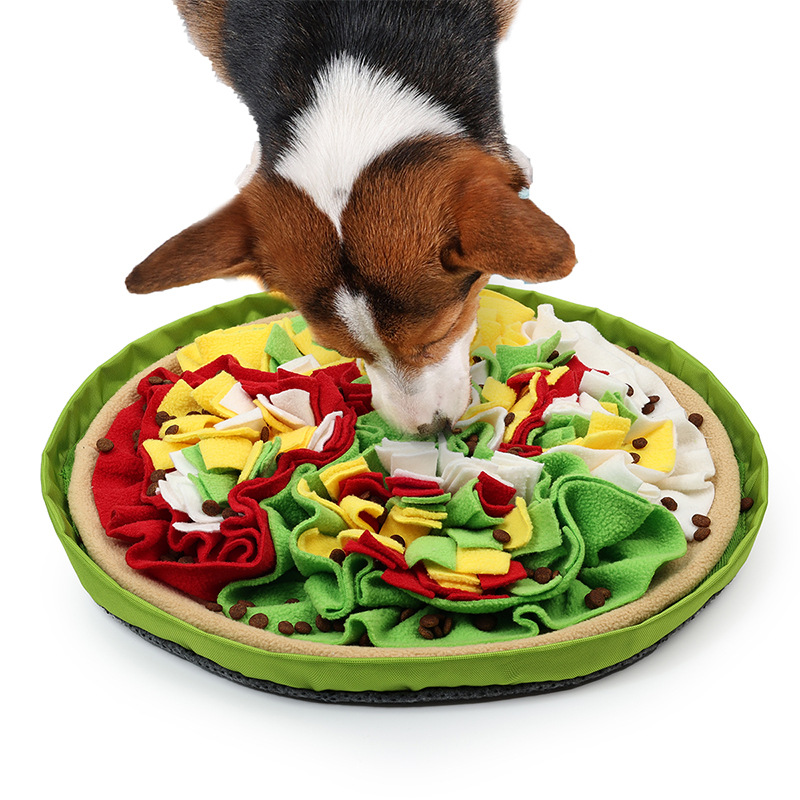 Pet Scent Mat Double Layer Dog Food Storage Interactive Toy Stress Relieving Educational Sense Of Smell Improvement_voghion.com