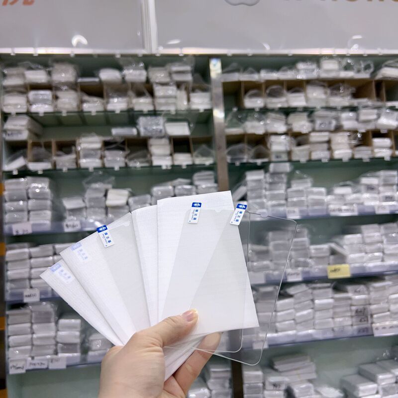 Half-screen film is suitable for Apple 16 Huawei OPPO half-screen HD tempered film without top A11 half pack K7X reno5