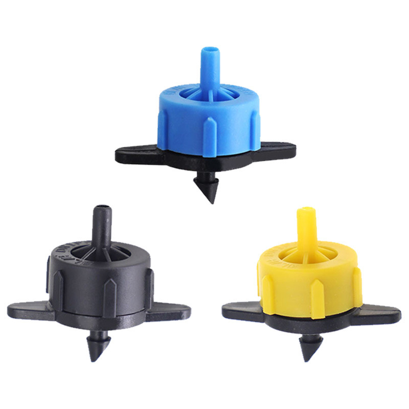 Mayorista 2L 4L 8L Boquilla larga compensación de presión goteo de riego por goteo agrícola estabilizador de corriente tubo de riego por goteo