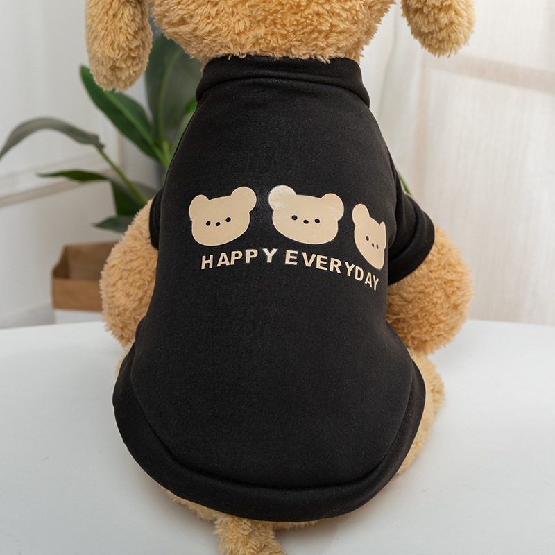 Ropa para gatos y perros Otoño e Invierno Año Nuevo ropa para perros ropa para mascotas perro cálido perro gatito festivo lindo rojo