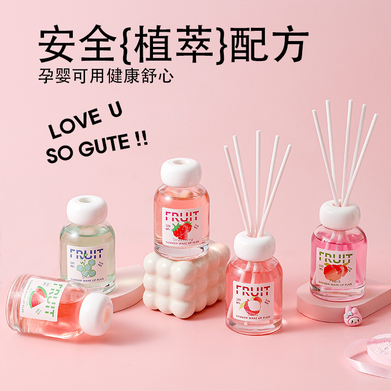Colorful Summer Fruit Series Aromatherapy Ladies Cute Sweet Home...